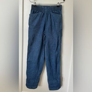 Vintage Smocked Waist Jeans
